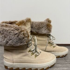 Sperry Torrent Winter Tan Lace Up Boot Sz 10